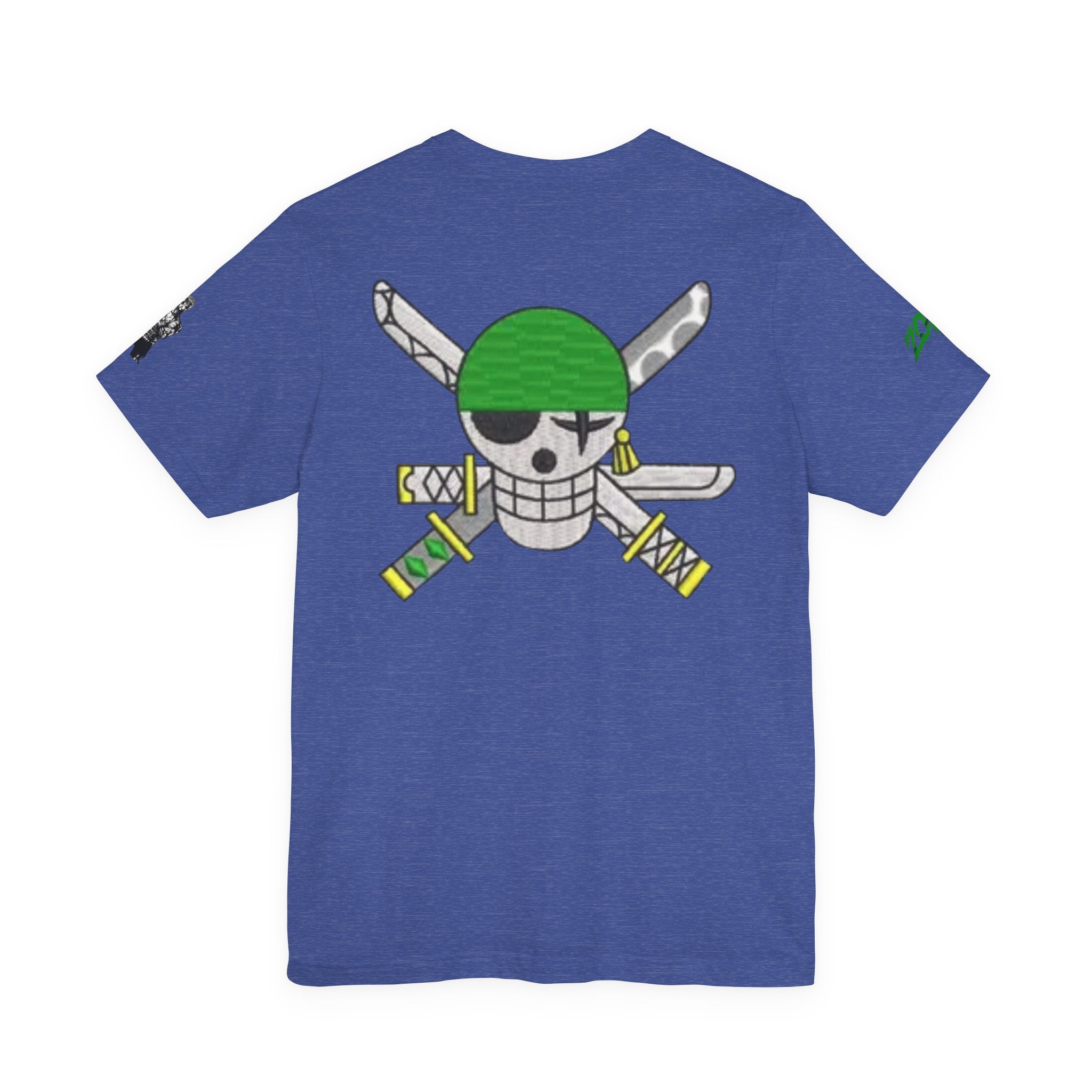 Roronoa Zoro Anime Tee — Pirate Skull & Sword Graphic T‑Shirt