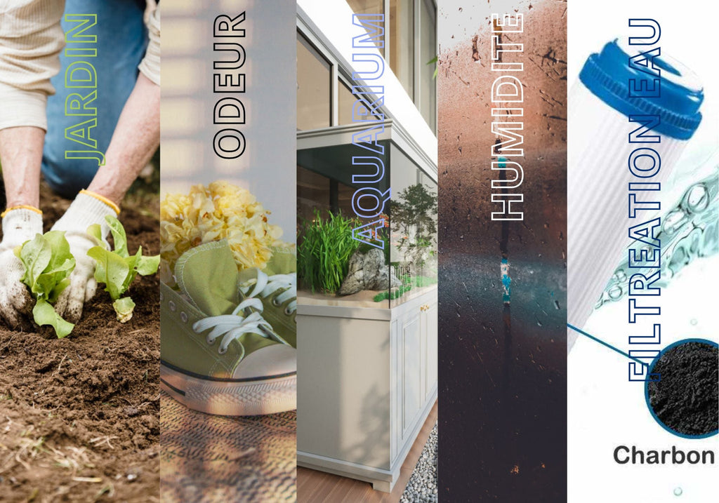 Charbon actif végétal vrac granulés 1kg-3