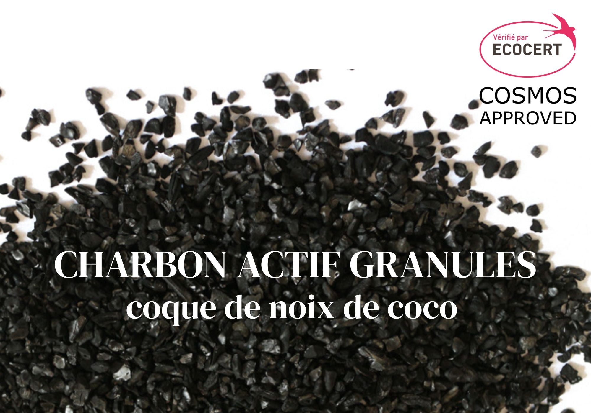Charbon actif végétal vrac granulés 1kg