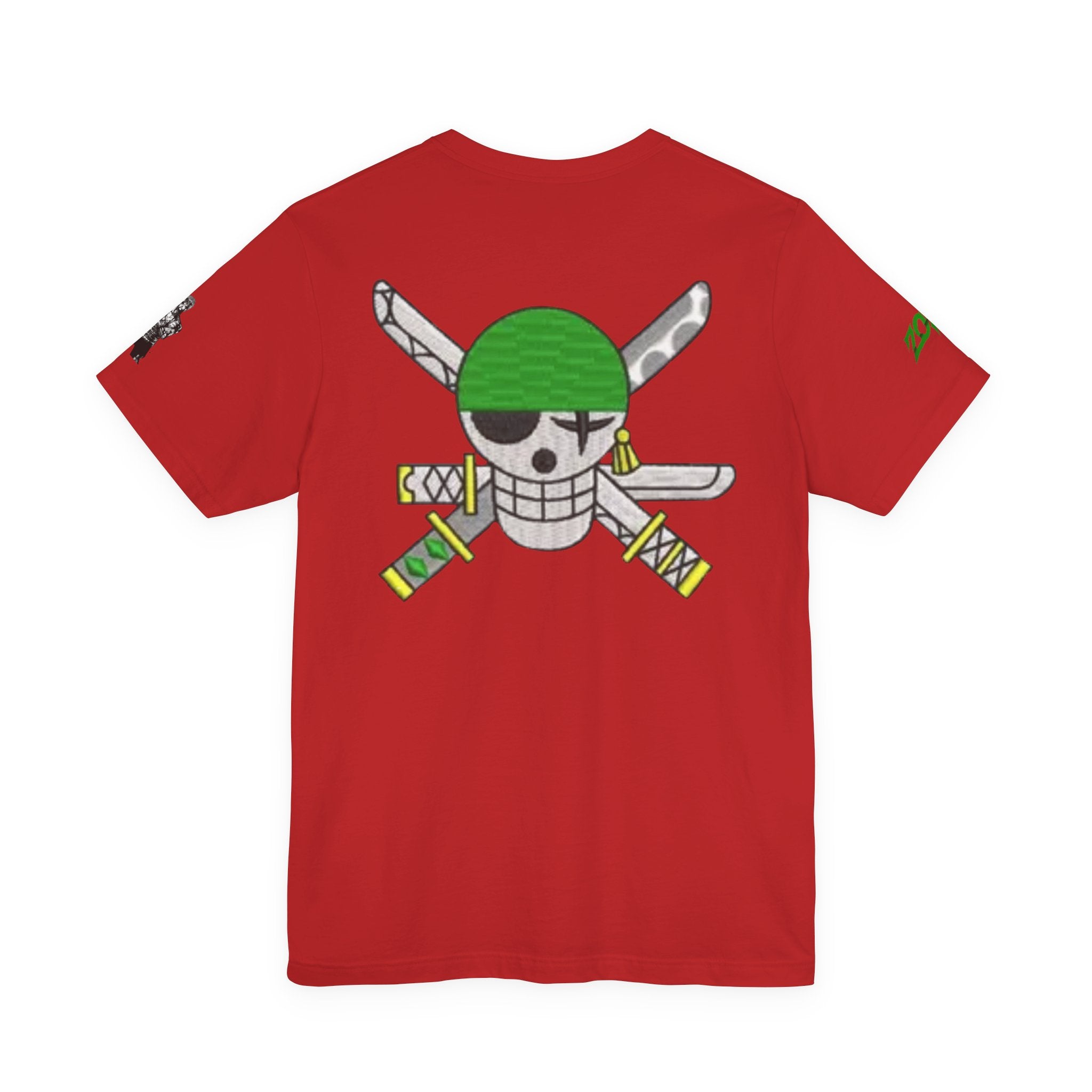 Roronoa Zoro Anime Tee — Pirate Skull & Sword Graphic T‑Shirt
