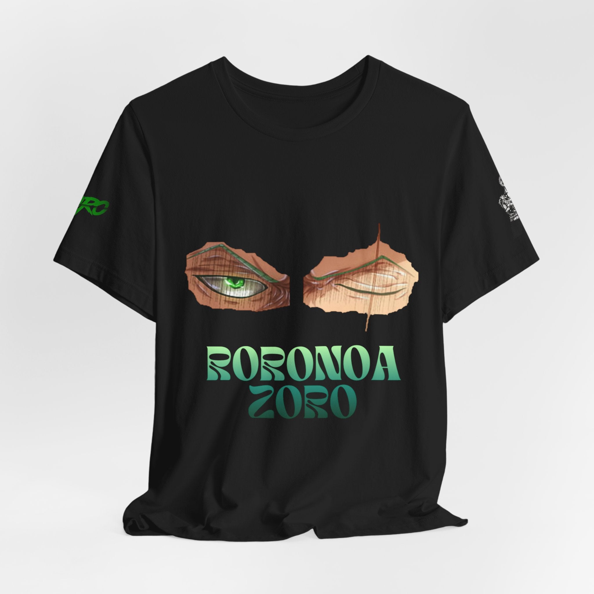 Roronoa Zoro Anime Tee — Pirate Skull & Sword Graphic T‑Shirt