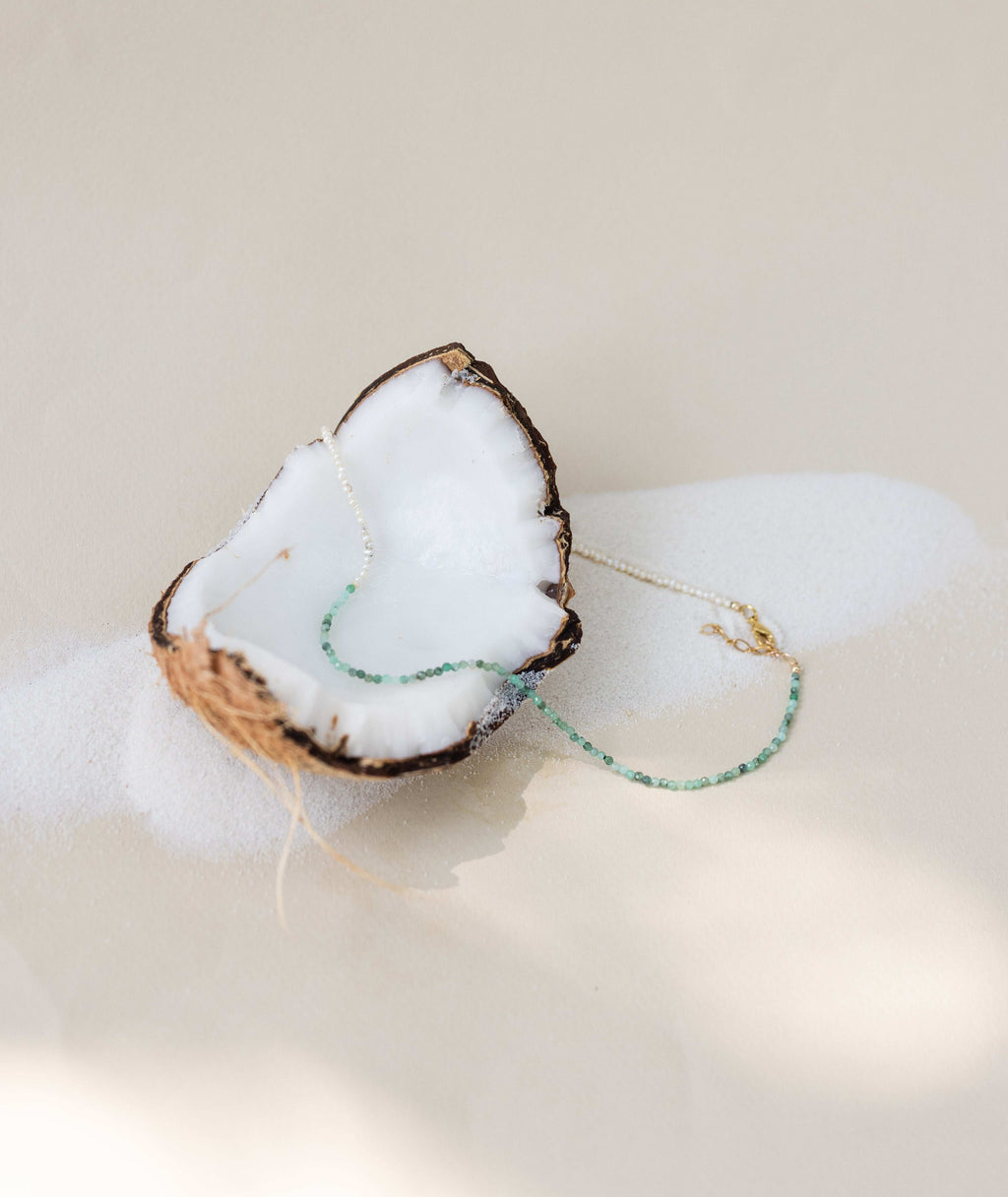 Collier Emmie bi-matière